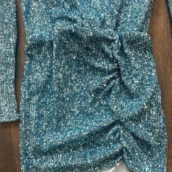 Show me your Mumu party hop frosted sequin dress - Picture 6 of 7